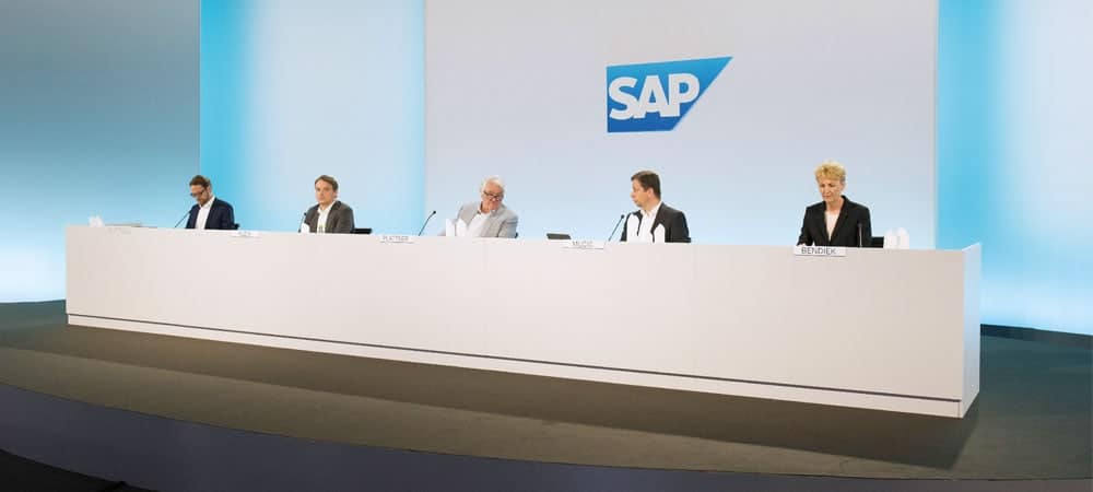 SAP feiert einen runden Geburtstag